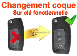 Changement Boîtier 3 boutons courbée-Transit-Ecosport-Cmax-Mondeo-Kuga-Ka-Focus-Galaxy-Fiesta-