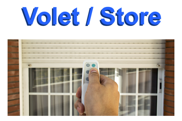 Telecommande de stores,volet,velux