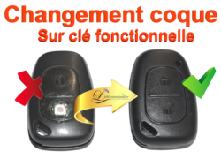 Changement Boîtier 2 boutons - Master - trafic - kangoo 