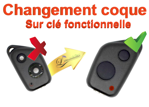Changement Boîtier 406 - 506 - 2 boutons 