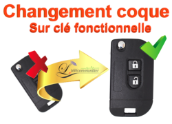 Changement de coque clépliante 2 touches Nats modele 2