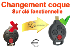 Changement de coque clé 4t Smart