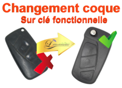 Changement Boîtier Clé Ford 3 boutons-Mondeo-Focus-Ka-Fusion-Fiesta-Cmax-Transit-Puma-Explorer-Galaxy