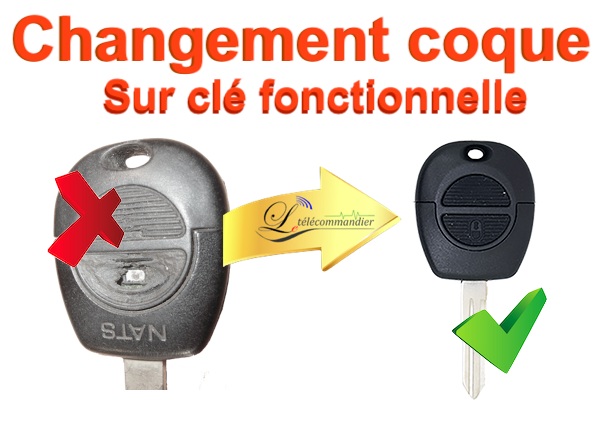 Changement Boîtier Cé fixe 2 touches Nats modele 1