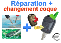 Réparation changement de coque  3 boutons-3 E30, E36, E46, E90, E91, E92, E93, M3 Serie 5 E34, E39, E60, E61, M5 Serie 6 E63, E64, M6 Serie 7 E38, E65